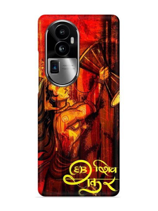 Illustration Lord Shiva Snap Case for Oppo Reno 10 Pro Plus (5G)