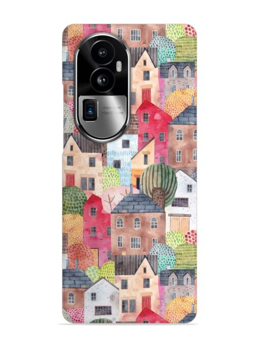 Abstract Seamless Pattern Snap Case for Oppo Reno 10 Pro Plus (5G) Zapvi