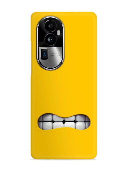 Mouth Character On Snap Case for Oppo Reno 10 Pro Plus (5G) Zapvi