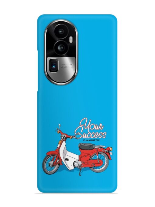 Motorcycles Image Vector Snap Case for Oppo Reno 10 Pro Plus (5G) Zapvi