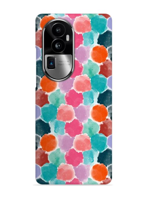 Colorful Seamless Pattern Snap Case for Oppo Reno 10 Pro Plus (5G) Zapvi