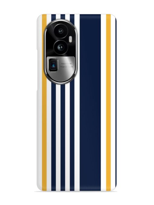 Seamless Stripe Pattern Snap Case for Oppo Reno 10 Pro Plus (5G)