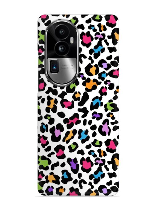 Seamless Leopard Pattern Snap Case for Oppo Reno 10 Pro Plus (5G) Zapvi