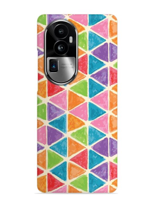 Seamless Colorful Isometric Snap Case for Oppo Reno 10 Pro Plus (5G) Zapvi