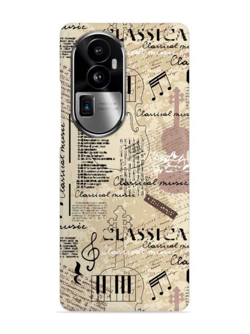 Classical Music Lpattern Snap Case for Oppo Reno 10 Pro Plus (5G) Zapvi