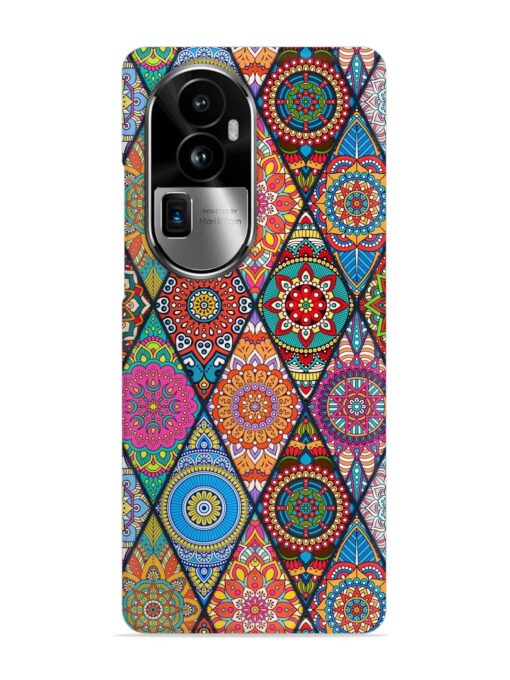 Seamless Tile Pattern Snap Case for Oppo Reno 10 Pro Plus (5G) Zapvi