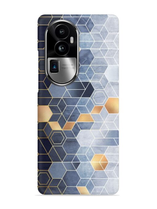 Geometric Abstraction Hexagons Snap Case for Oppo Reno 10 Pro Plus (5G) Zapvi