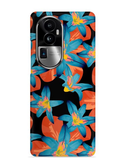 Philippine Flowers Seamless Snap Case for Oppo Reno 10 Pro Plus (5G) Zapvi