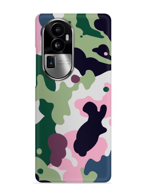 Seamless Funky Camouflage Snap Case for Oppo Reno 10 Pro Plus (5G) Zapvi