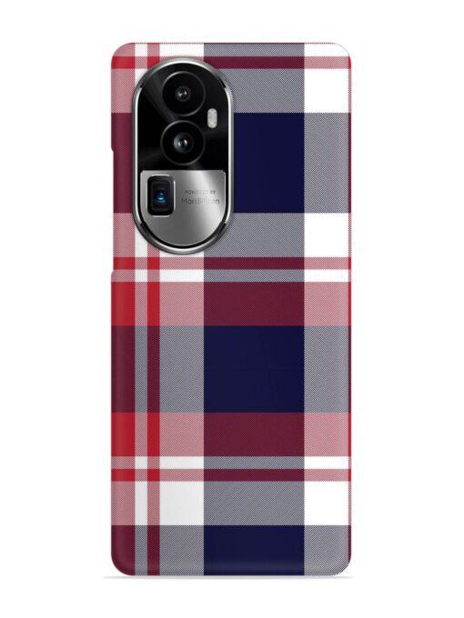 Classic Plaid Tartan Snap Case for Oppo Reno 10 Pro Plus (5G) Zapvi