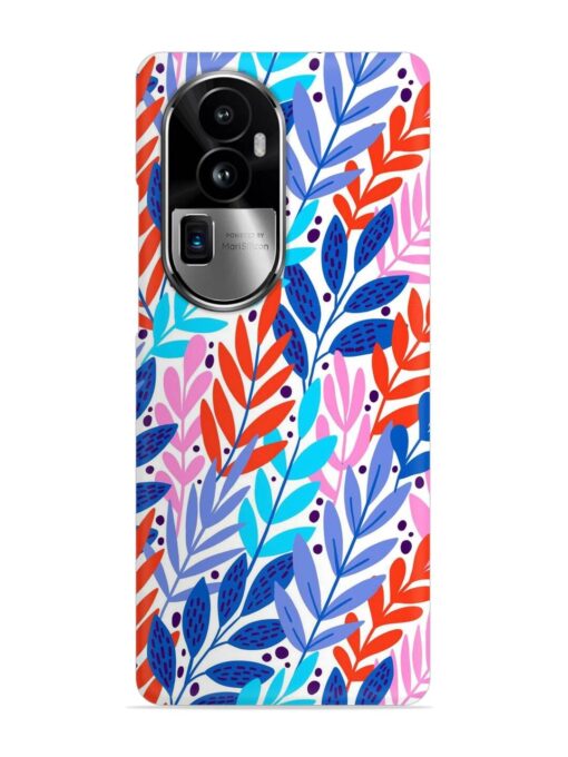 Bright Floral Tropical Snap Case for Oppo Reno 10 Pro Plus (5G)