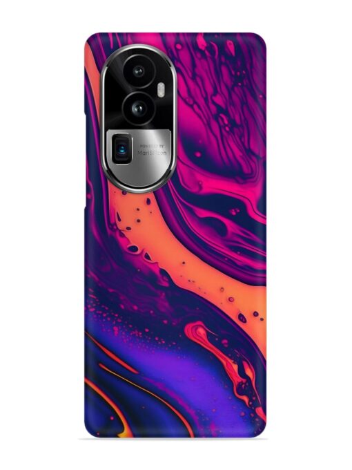 Fluid Blue Pink Art Snap Case for Oppo Reno 10 Pro Plus (5G) Zapvi