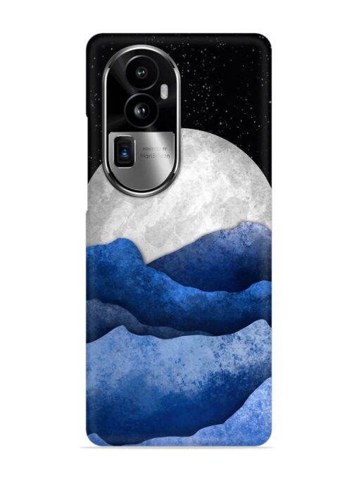 Full Moon Mountain Vector Snap Case for Oppo Reno 10 Pro Plus (5G) Zapvi