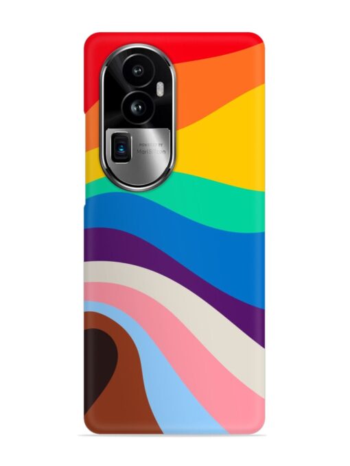 Minimal Pride Art Snap Case for Oppo Reno 10 Pro Plus (5G)