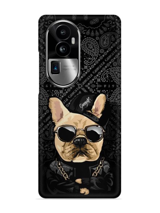 Gangsta Cool Sunglasses Dog Snap Case for Oppo Reno 10 Pro Plus (5G)