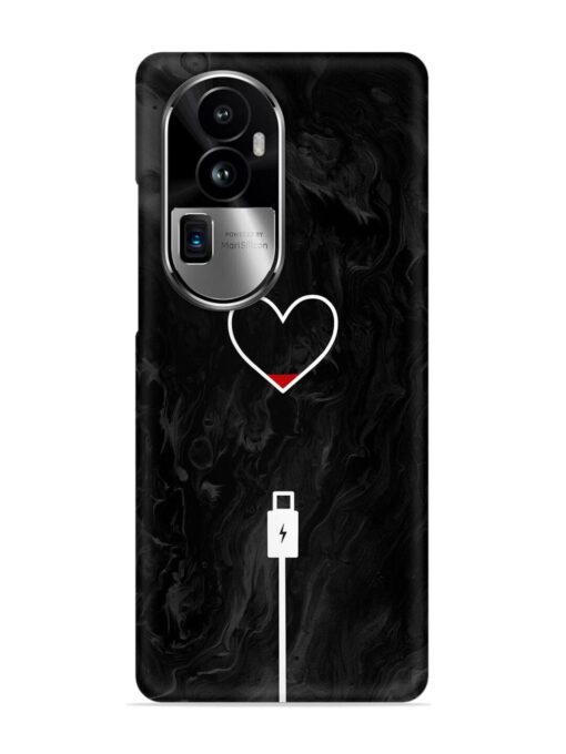 Heart Charging Vector Snap Case for Oppo Reno 10 Pro Plus (5G) Zapvi