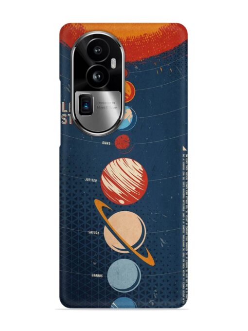 Solar System Vector Snap Case for Oppo Reno 10 Pro Plus (5G) Zapvi