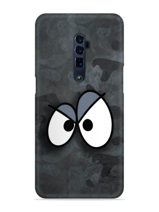 Big Eyes Night Mode Snap Case for Oppo Reno 10X Zoom Zapvi