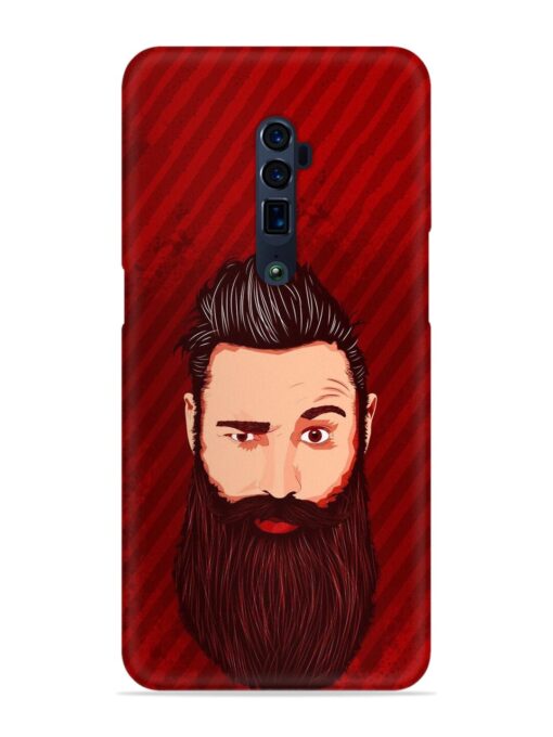 Beardo Man Snap Case for Oppo Reno 10X Zoom Zapvi