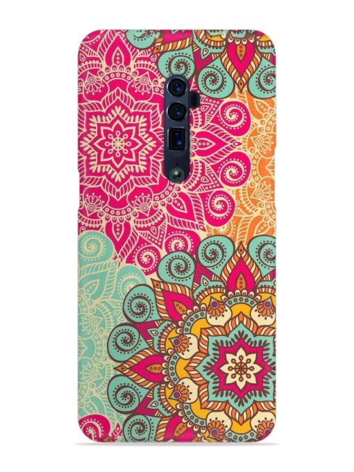 Mandala Seamless Snap Case for Oppo Reno 10X Zoom Zapvi