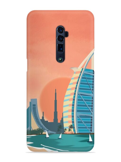 Dubai Architectural Scenery Snap Case for Oppo Reno 10X Zoom Zapvi