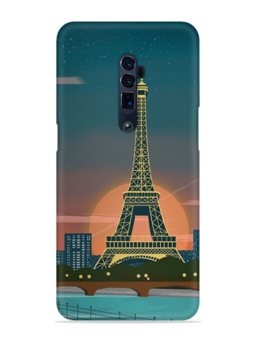 Scenery Architecture France Paris Snap Case for Oppo Reno 10X Zoom Zapvi