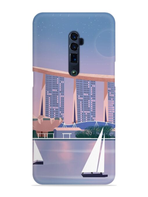 Singapore Scenery Architecture Snap Case for Oppo Reno 10X Zoom Zapvi