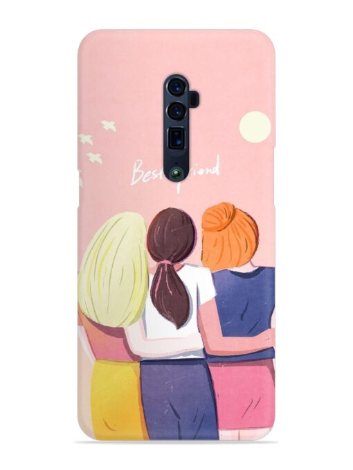 Friendship Day Snap Case for Oppo Reno 10X Zoom Zapvi