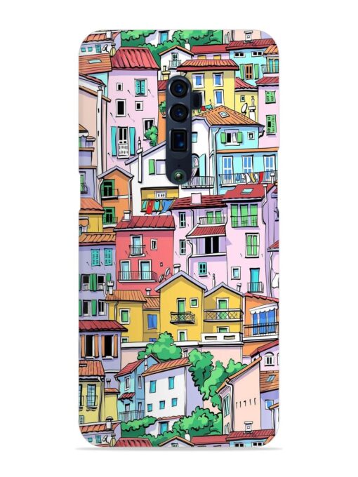 Europe Old Town Snap Case for Oppo Reno 10X Zoom