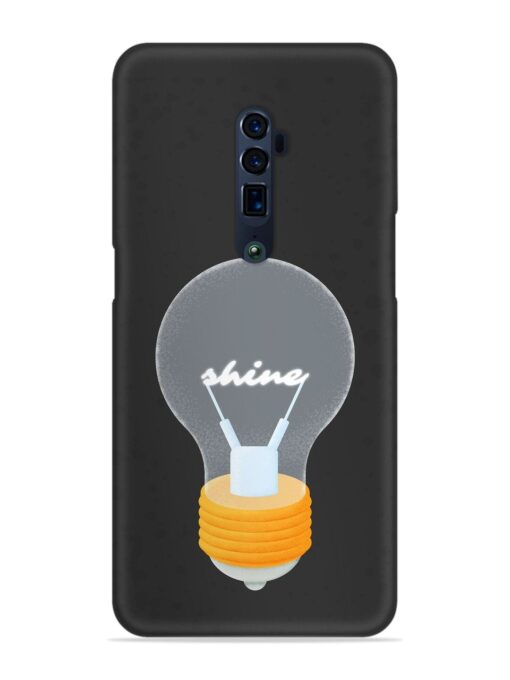 Bulb Background Snap Case for Oppo Reno 10X Zoom Zapvi