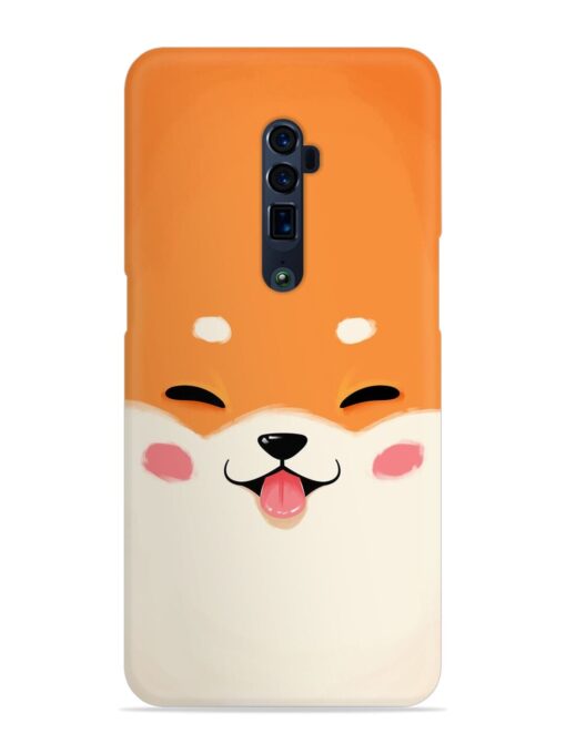 Happy Cat Art Snap Case for Oppo Reno 10X Zoom