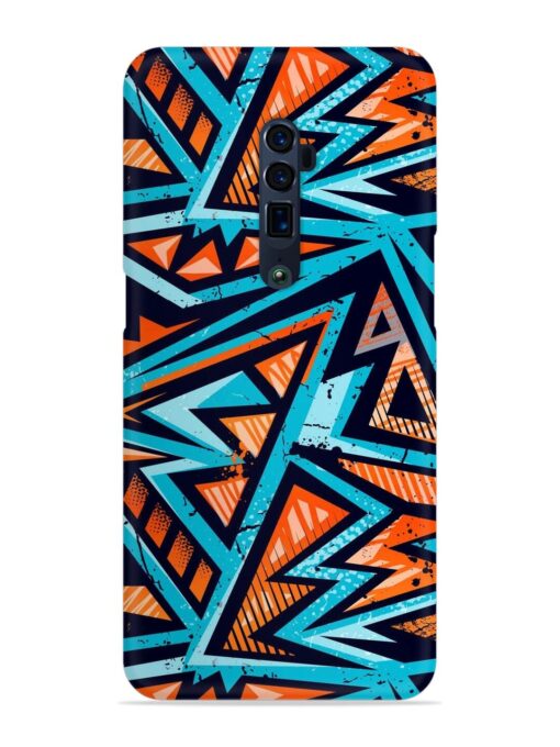 Abstract Seamless Grunge Snap Case for Oppo Reno 10X Zoom Zapvi