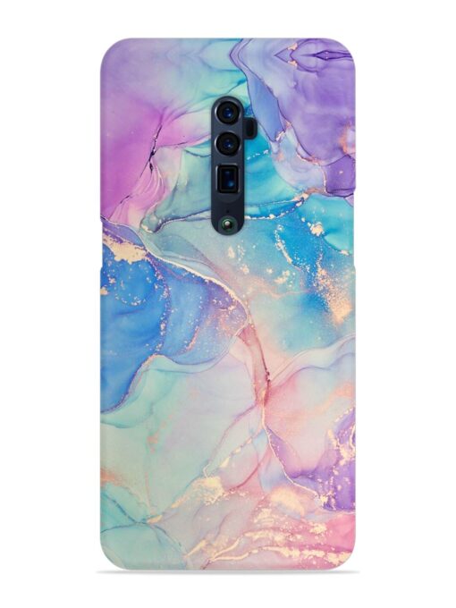 Alcohol Ink Colors Snap Case for Oppo Reno 10X Zoom