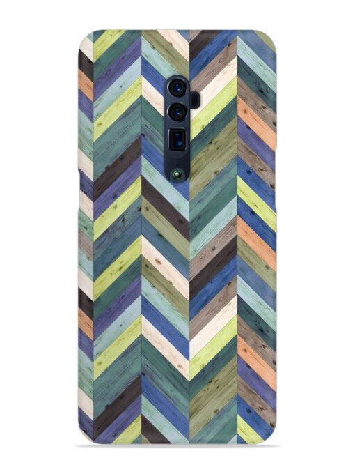 Chevron Random Color Snap Case for Oppo Reno 10X Zoom Zapvi