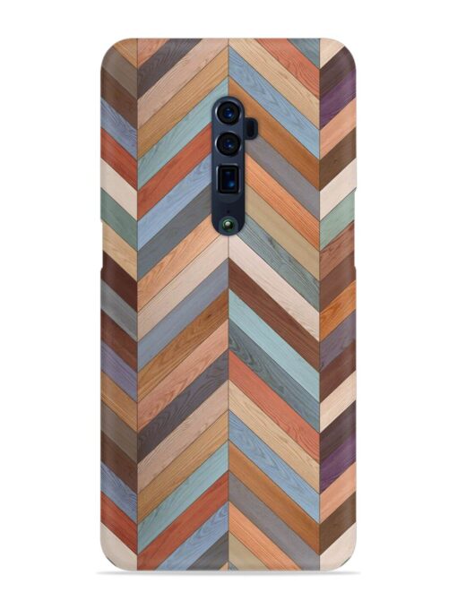 Seamless Wood Parquet Snap Case for Oppo Reno 10X Zoom Zapvi