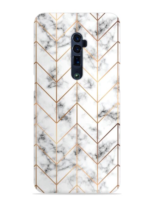 Vector Marble Texture Snap Case for Oppo Reno 10X Zoom Zapvi