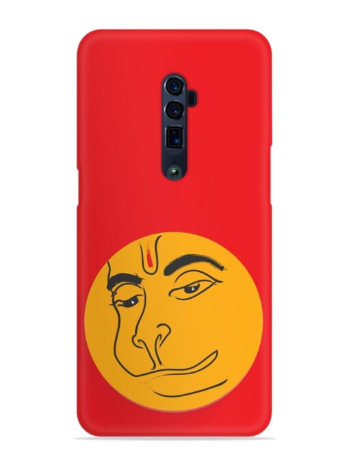 Lord Hanuman Vector Snap Case for Oppo Reno 10X Zoom