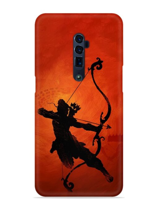 Illustration Lord Rama Snap Case for Oppo Reno 10X Zoom