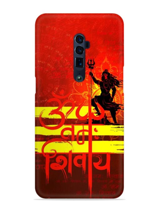 Illustration Lord Shiva Snap Case for Oppo Reno 10X Zoom Zapvi