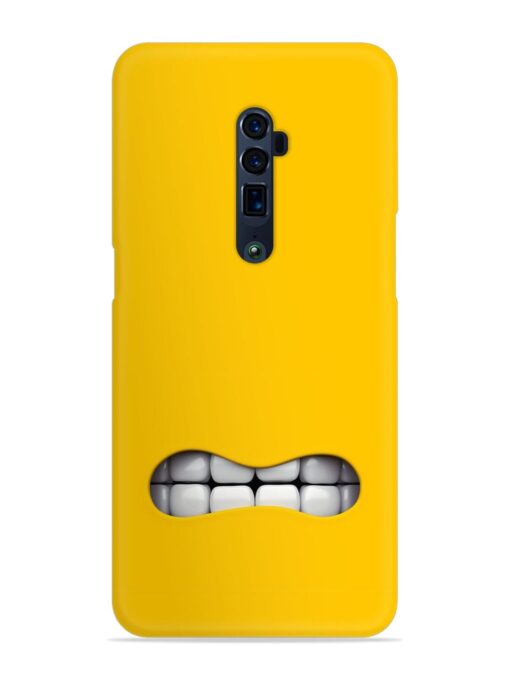 Mouth Character On Snap Case for Oppo Reno 10X Zoom Zapvi