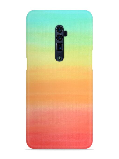 Background Sky Watercolor Snap Case for Oppo Reno 10X Zoom Zapvi