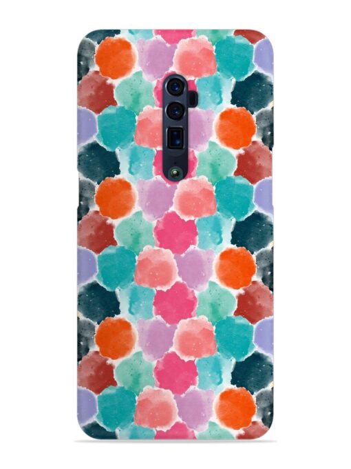 Colorful Seamless Pattern Snap Case for Oppo Reno 10X Zoom Zapvi