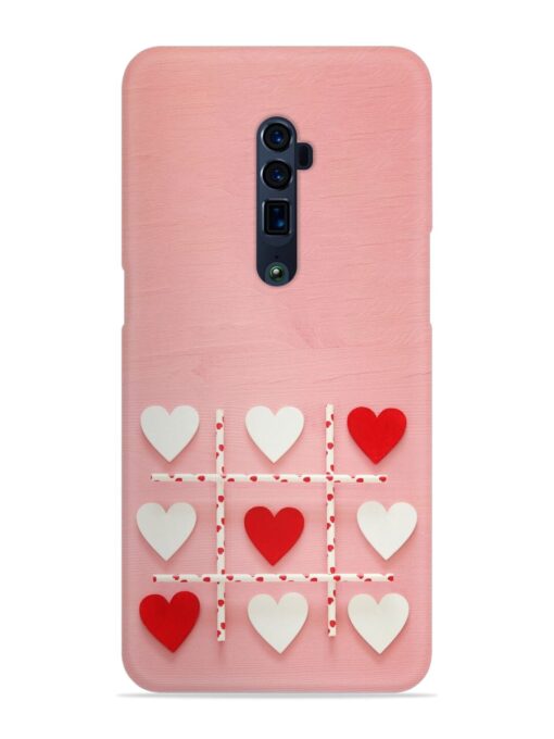 Valentines Day Concept Snap Case for Oppo Reno 10X Zoom Zapvi