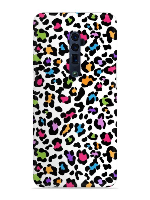 Seamless Leopard Pattern Snap Case for Oppo Reno 10X Zoom