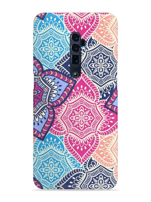 Ethnic Floral Seamless Snap Case for Oppo Reno 10X Zoom Zapvi