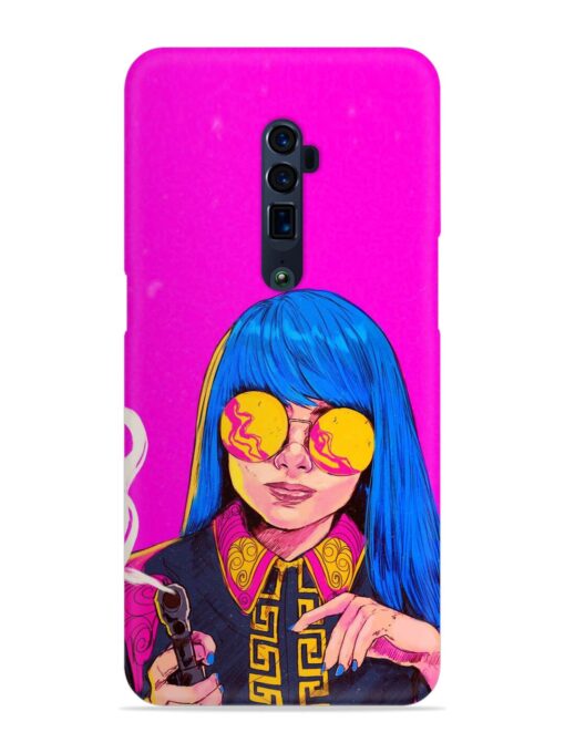 Aesthetic Anime Girl Snap Case for Oppo Reno 10X Zoom Zapvi