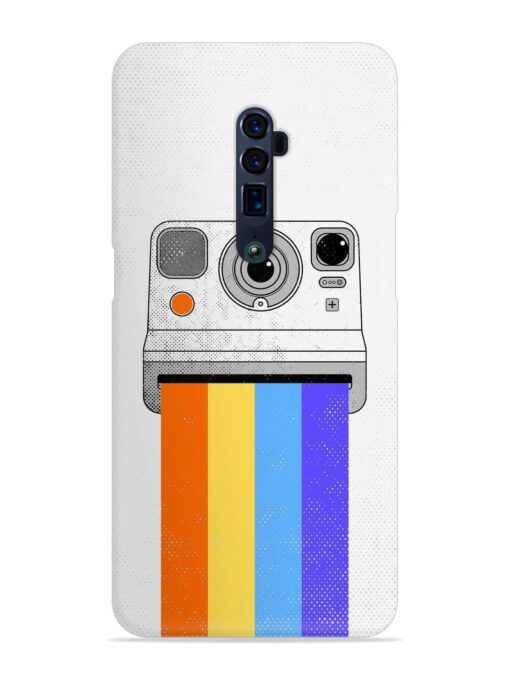 Retro Camera Art Snap Case for Oppo Reno 10X Zoom