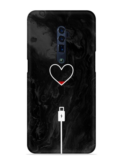 Heart Charging Vector Snap Case for Oppo Reno 10X Zoom