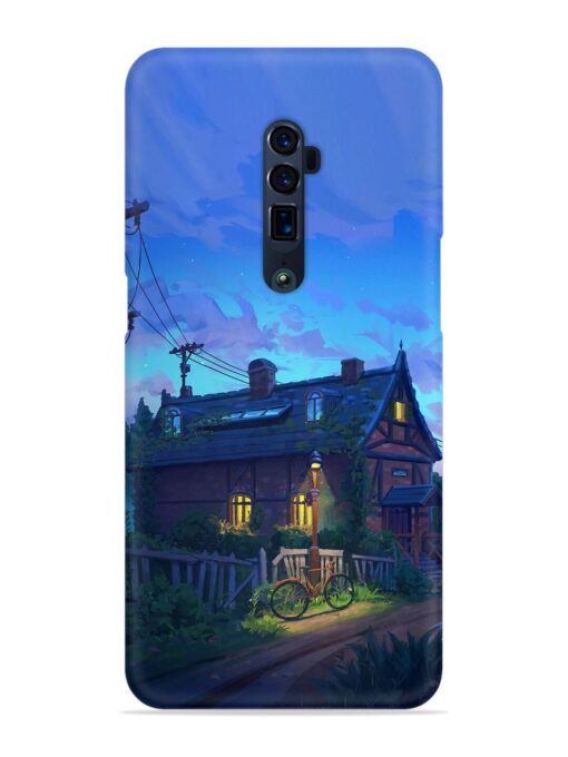 Beautiful Village House Snap Case for Oppo Reno 10X Zoom Zapvi