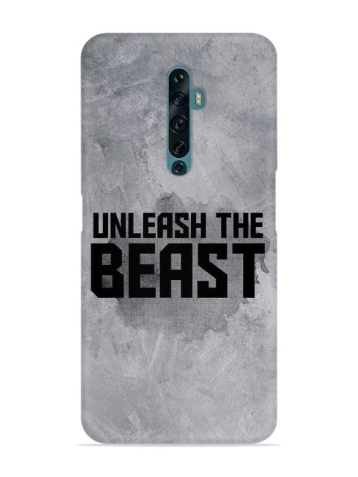 Unleash The Beast Snap Case for Oppo Reno 2F Zapvi